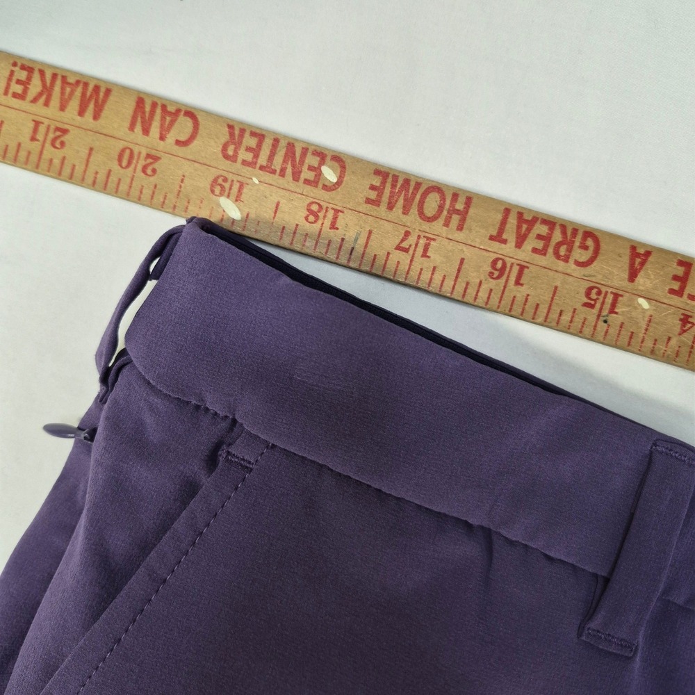 Mizzen + Main Helmsman Shorts Mens 38 Purple Polyester Spandex Performance Golf - Picture 5 of 6